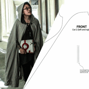 Vaguely Historical Cloak Sewing Pattern