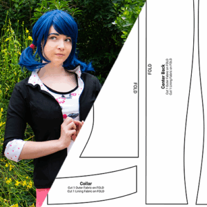 Marinette Jacket Cosplay Pattern | Miraculous Ladybug
